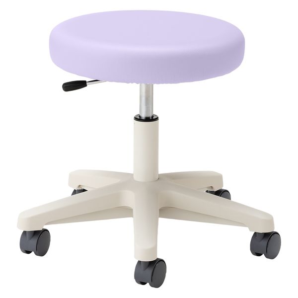 マツヨシ ナースチェア(背なし) 背なし 25256601 ラベンダー MY-N3245R 1台（直送品）