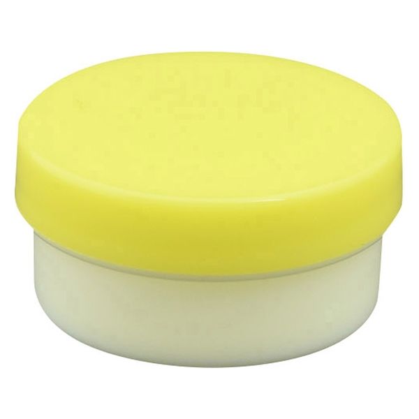 浅井商事 プラ壷 24810001 黄 10ML(100コイリ) 1箱(100入)（直送品）
