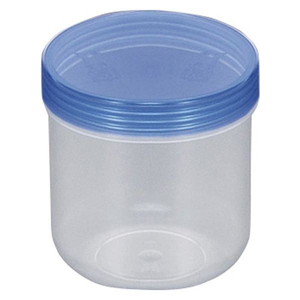 馬野化学容器 UG軟膏壷 25365900 蓋:クリア青 本体:UVクリア 3-56(125ML)50イリ 1箱(50入)（直送品）