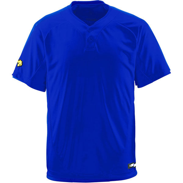 DESCENTE(デサント) 半袖T シャツ 野球 ベースボールシャツ M ロイヤルブルー DB201 1セット(1枚入×2)（直送品） - アスクル