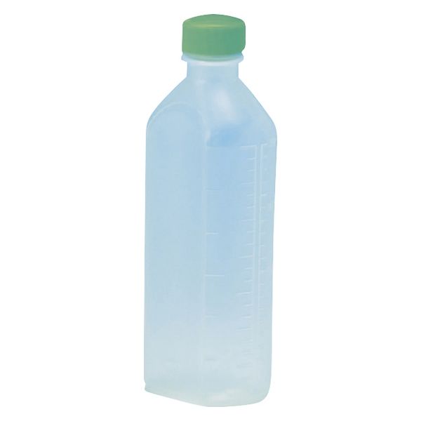 サンケミカル サンケミ 1型投薬瓶 200mL 凸凹目盛り 25282604 キャップ色：緑 10005（200CC）100ホン 1箱（100入）（直送品）