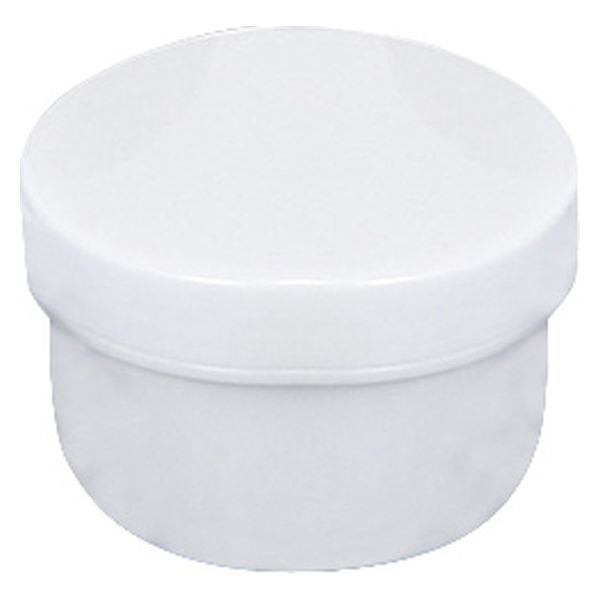 馬野化学容器 UG軟膏壷 25365800 蓋:白 3-58(80ML)75イリ 1箱(75入)（直送品）