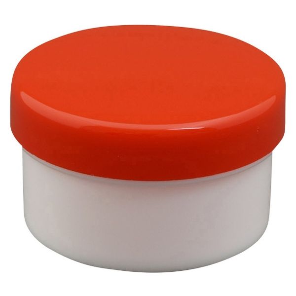 浅井商事 プラ壷 24810002 赤 20ML(100コイリ) 1箱(100入)（直送品）