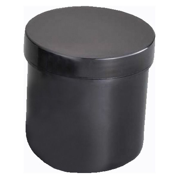 馬野化学容器 UG軟膏壷(オールブラック) 24810105 3-56(125ML)50イリ 1箱(50入)（直送品）