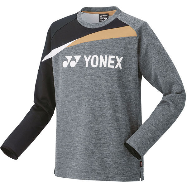 Yonex(ヨネックス) テニス スウェット・トレーナー ジュニア ライトトレーナー J140 グレー 31051J 1枚（直送品） - アスクル