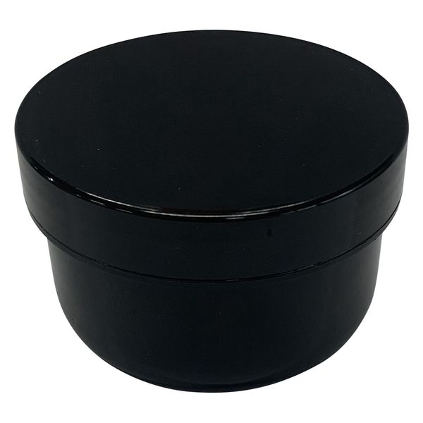 馬野化学容器 UG軟膏壷(オールブラック) 24810106 3-58(80ML)75イリ 1箱(75入)（直送品）