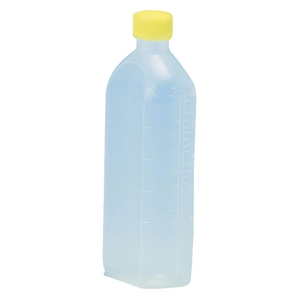 サンケミカル サンケミ 1型投薬瓶 300mL 凸凹目盛り 25282605 キャップ色：黄 10006（300CC）50ホン 1箱（50入）（直送品）