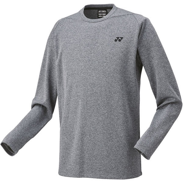 Yonex(ヨネックス) テニス シャツ ユニロングスリーブTシャツ S グレー 16666 1枚（直送品） - アスクル