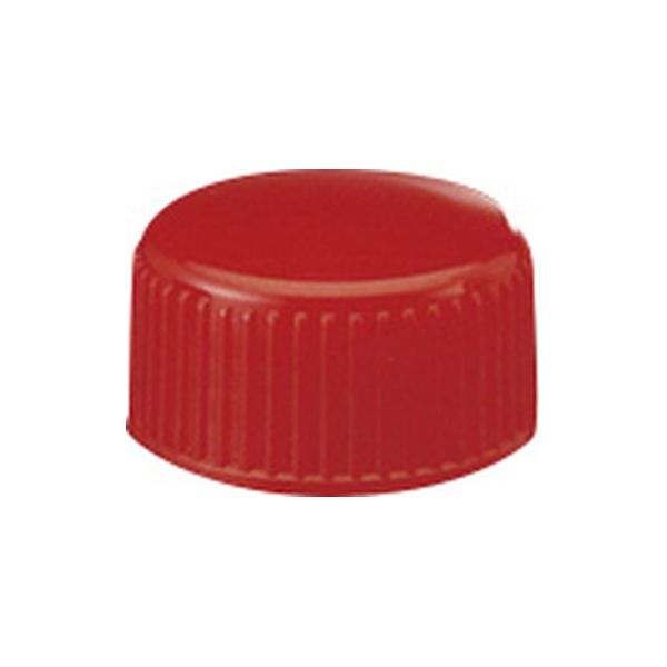 馬野化学容器 シャトル用キャップ 24809604 赤 1-91(50イリ) 1箱(50入)（直送品）