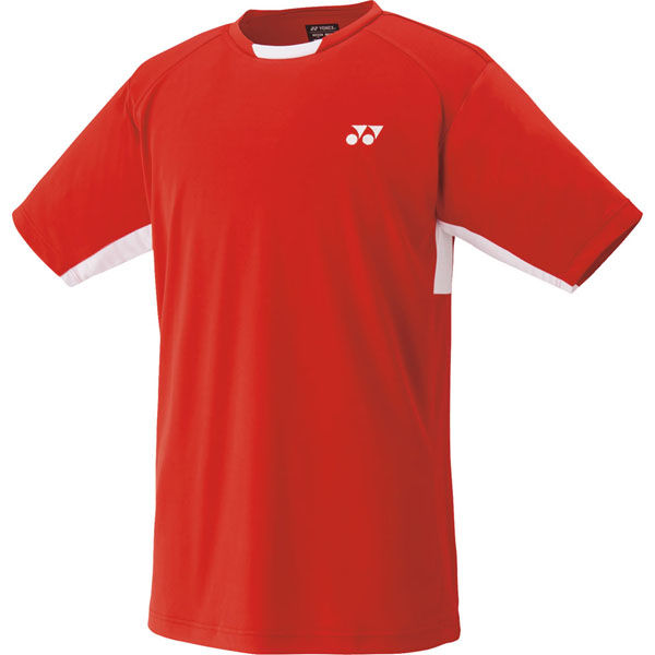 Yonex(ヨネックス) テニス ゲームウェア ゲームシャツ O サンセットレッド 10810 1枚（直送品） - アスクル