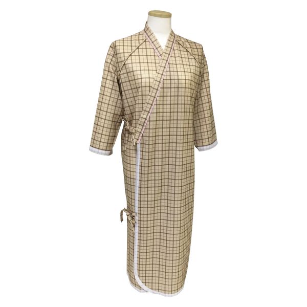 日本エンゼル ケアねまき(ダブルメッシュ) LL 25255303 ベージュ T-550(LL) 1着（直送品）