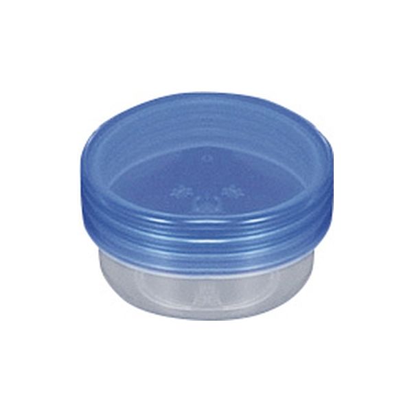 馬野化学容器 UG軟膏壷 24810201 蓋:クリア青 本体:UVクリア 3-52(12ML)100イリ 1箱(100入)（直送品）