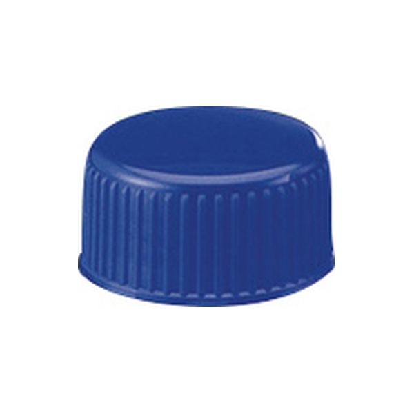 馬野化学容器 シャトル用キャップ 24809604 青 1-91(50イリ) 1箱(50入)（直送品）