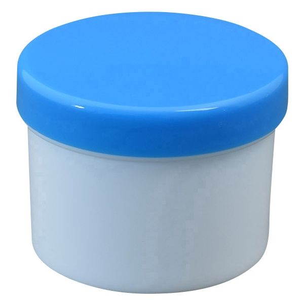 浅井商事 プラ壷 24810003 青 30ML(100コイリ) 1箱(100入)（直送品）