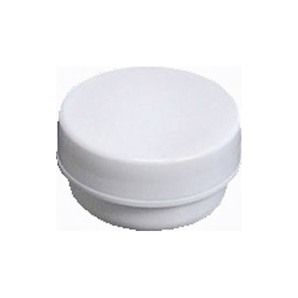 馬野化学容器 UG軟膏壷 24810200 蓋:白 3-51(6ML)100イリ 1箱(100入)（直送品）