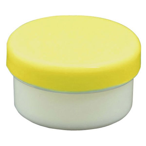 浅井商事 プラ壷 24810000 黄 5ML(100コイリ) 1箱(100入)（直送品）