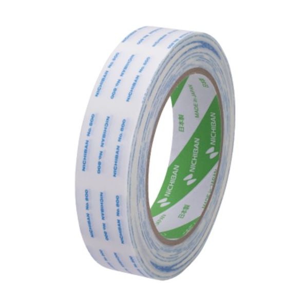 ニチバン 両面粘着テープNo.800ー25 25mmX20m 800-25 1セット(8巻) 121-7005（直送品）