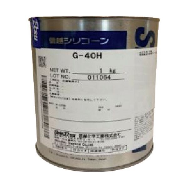 信越化学工業 信越 シリコーングリース 1kg H 硬目 G40H-1 1缶 814-8119（直送品）