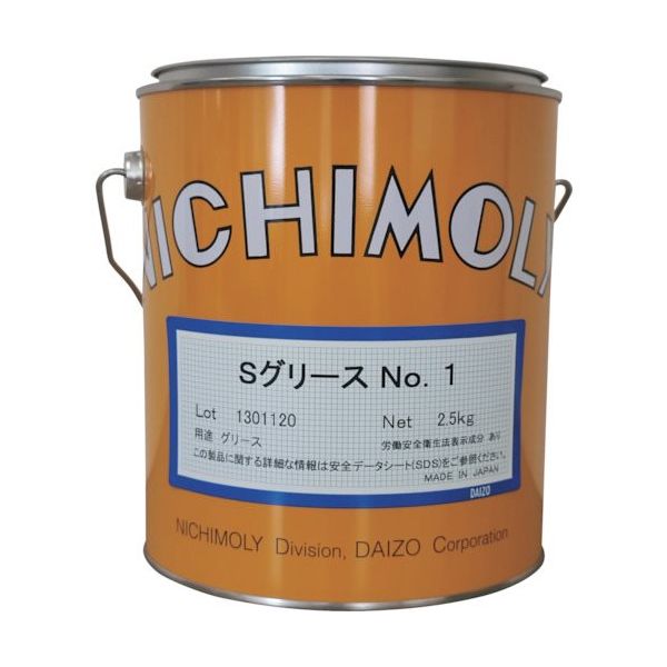 ダイゾー ニチモリ Sグリース 1号 2.5kg 2029425 1セット(6缶) 808-2213（直送品）