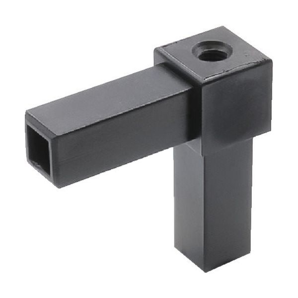 トラスコ中山 TRUSCO 16mmアルミフレーム用ジョイント 2方向 穴付き AFA-2WH 1個 362-2847（直送品）