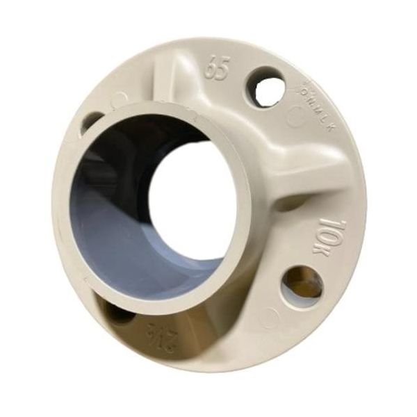 積水化学工業 エスロン TS継手 UVストロング フランジ 65 UVF65 1個 107-3247（直送品）