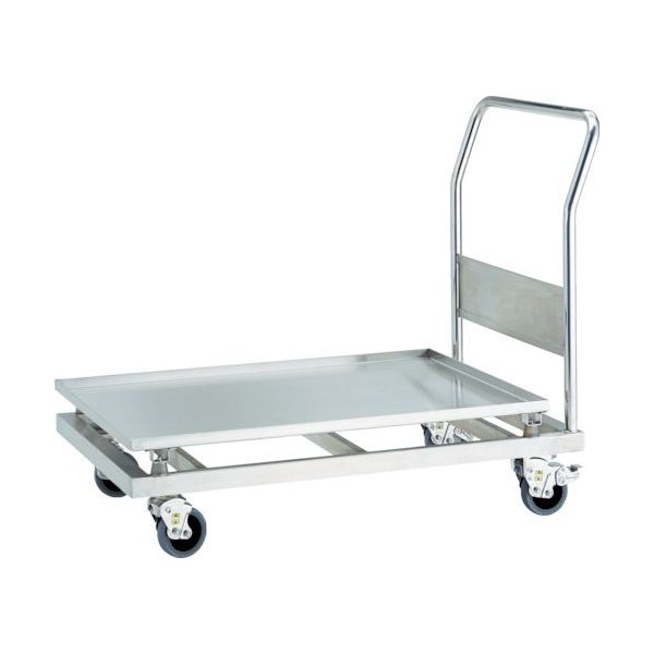 TRUSCO ステンレス台車 SUS304 防振台車 900X600 パンチング 帯電防止U車輪 SBSD-P9060TBU 1台（直送品）