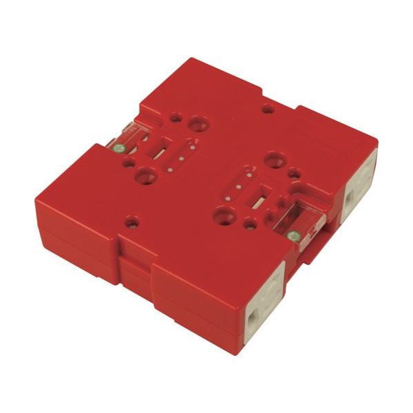 TERADA ブロックコンセント 4分岐赤 XYZ80004R 1個 455-7601（直送品）