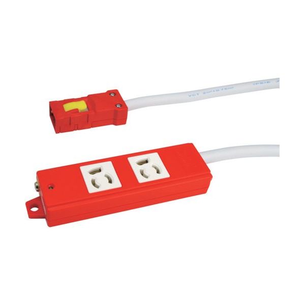 TERADA OAタップ2口 抜止 5m AHY255R 1本 455-7597（直送品）