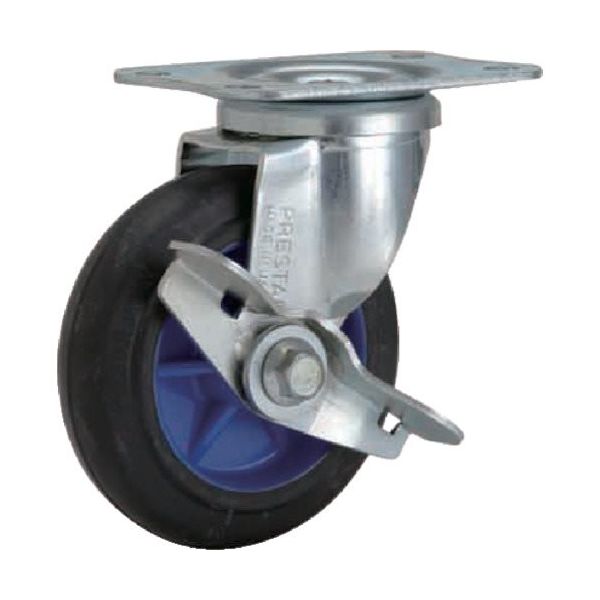 上杉輸送機製作所 4インチペダルブレーキ自在キャスター DSG-100RB-PS 1個 426-7004（直送品）