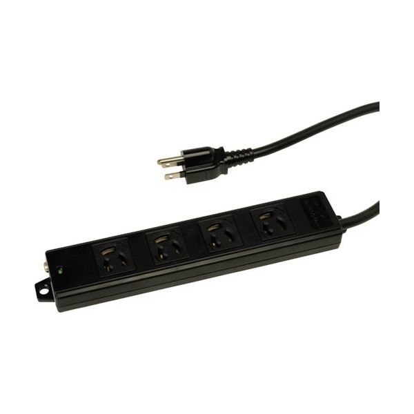 TERADA 一般プラグ付OAタップ 4口 XLT453BK 1個 455-7607（直送品）