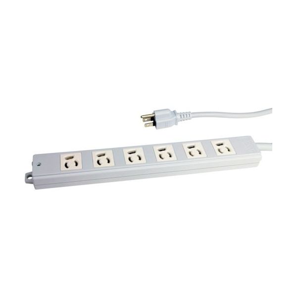 TERADA 一般プラグ付OAタップ 6口 XLT653W 1個 455-7626（直送品）