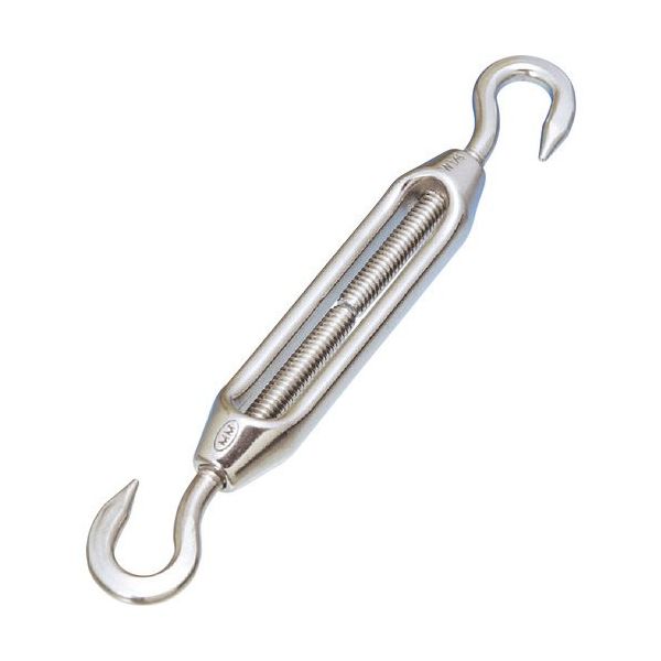 水本機械製作所 水本 ステンレス 枠式ターンバックル(フック&フック) 捻子径M4 TB-4HM 1個 858-0847（直送品）