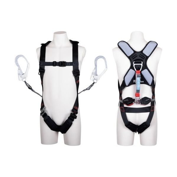 TSUYORON スマートハーネス ツインコルトリトラ Mサイズ THSM510-2CR93SV-OT-BLK-M2R23BX 1本（直送品）