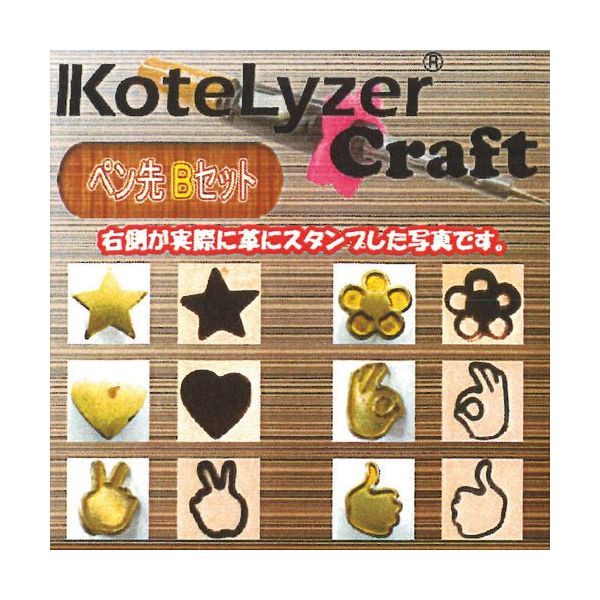 中島銅工 コテライザー コテライザークラフト専用ペン先Bセット WT-02 1セット 271-7840（直送品）