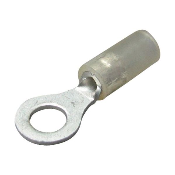 ニチフ 絶縁被覆付圧着端子(R形) 丸形 絶縁筒部ストレートタイプ(100PCS) TGV 1.25-8-CLR（直送品） mm ニチフ端子工業