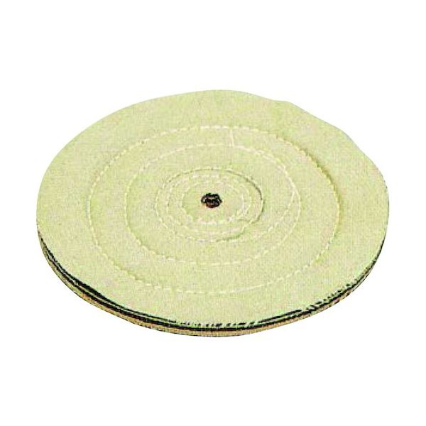 柳瀬 ヤナセ 茶カツ仕上げバフ 外径φ125 厚み7mm 穴径12.7mm TKS-125-7-12.7 1セット(5枚) 418-3645（直送品）