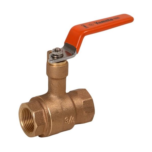 大和バルブ ロングネックボールバルブ 50A(400型、スタンダードボア、青銅) VLYS 50A 1個 473-4266（直送品）