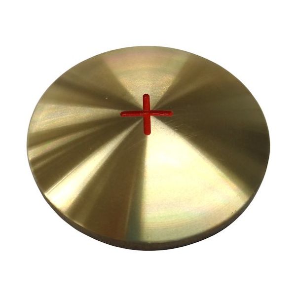 コノエ 測量用基準鋲 丸型 線十字φ50 赤色 SSBS-LX-50R 1個 570-9271（直送品）