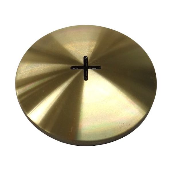 コノエ 測量用基準鋲 丸型 線十字φ60 黒色 SSBS-LX-60B 1個 570-9297（直送品）