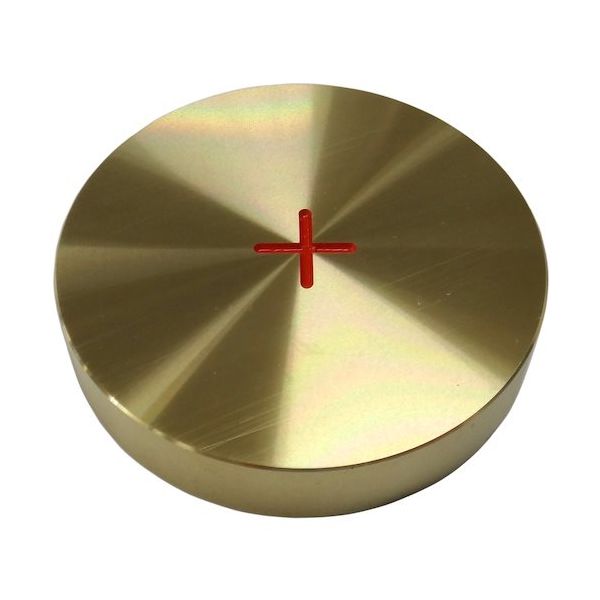 コノエ 測量用基準鋲 丸型 フラット 線十字φ50 赤色 SSBS-FX-50R 1個 570-9291（直送品）