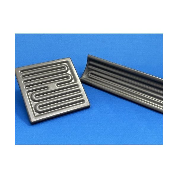 加島 面状型遠赤外線セラミックヒータ Yー1型 200V 400W (Black) Y-1 200V400W 1個 514-0526（直送品）