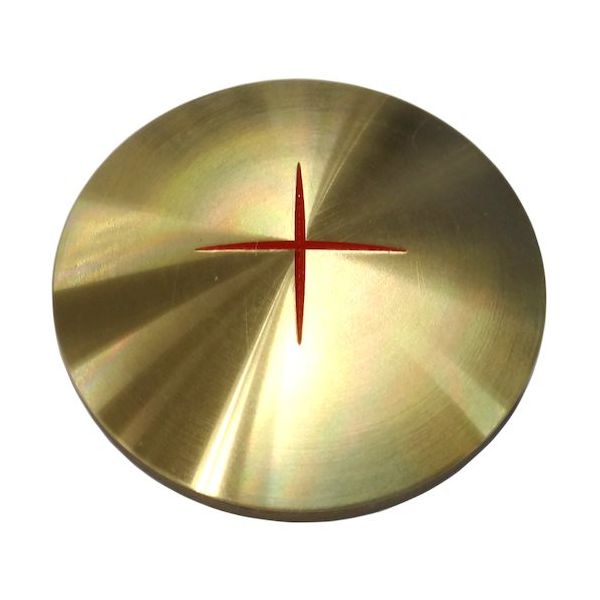 コノエ 測量用基準鋲 丸型 Vカット十字φ60 赤色 SSBS-VX-60R 1個 571-0794（直送品）