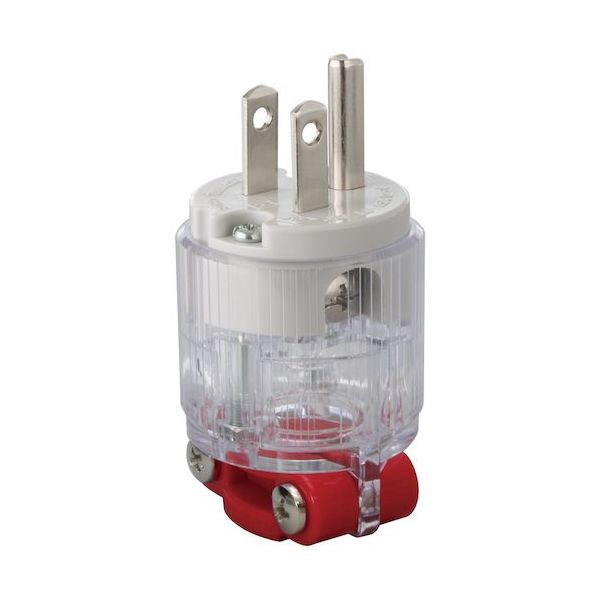 明工社 明工 医用接地プラグ(グリップ:赤) ME2591XXR 1個 416-2707（直送品）