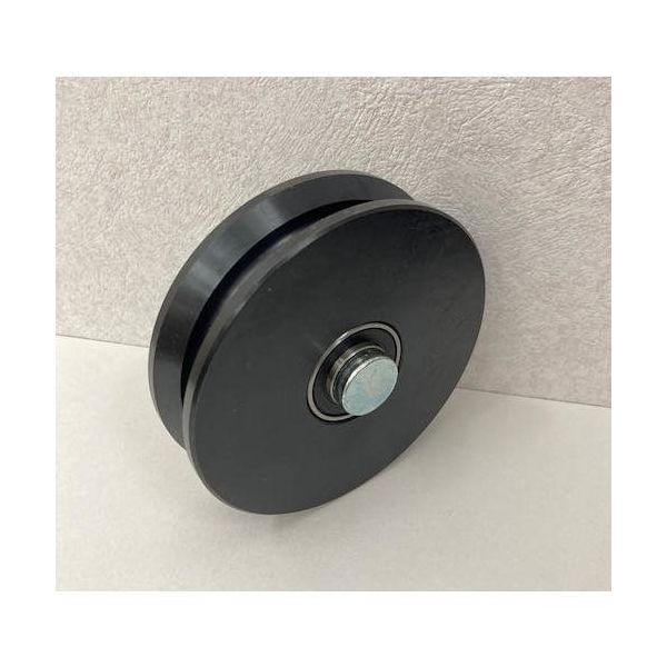 ヤボシ フジロイヤル重量戸車 V型 75mm 車のみ(芯棒付) R75V-N 1個 495-2307（直送品）