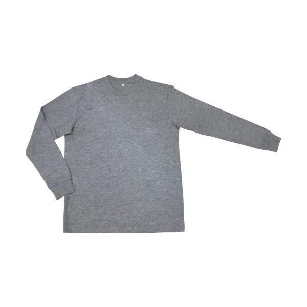 アリオカ Max Dyna 難燃制電長袖Tシャツ モクグレー S MD822-S-HGR 1着 537-1456（直送品）