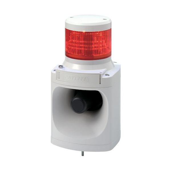 パトライト LED積層信号灯付き電子音報知器 LKEH-120FE-B 1台 389-6801（直送品）