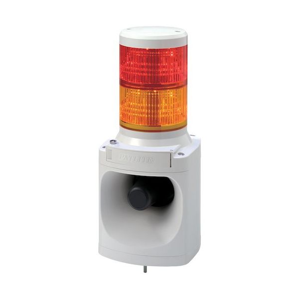 パトライト LED積層信号灯付き電子音報知器 LKEH-202FA-BR 1台 388-4205（直送品）