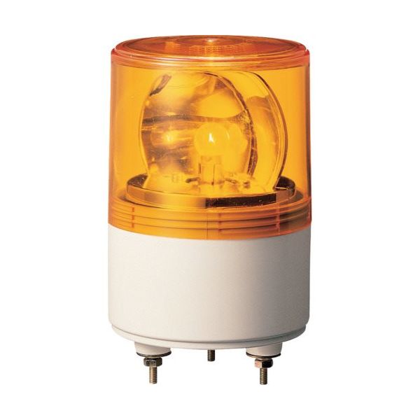 パトライト 超小型回転灯 黄 RS-100H Y 1個 856-8278（直送品