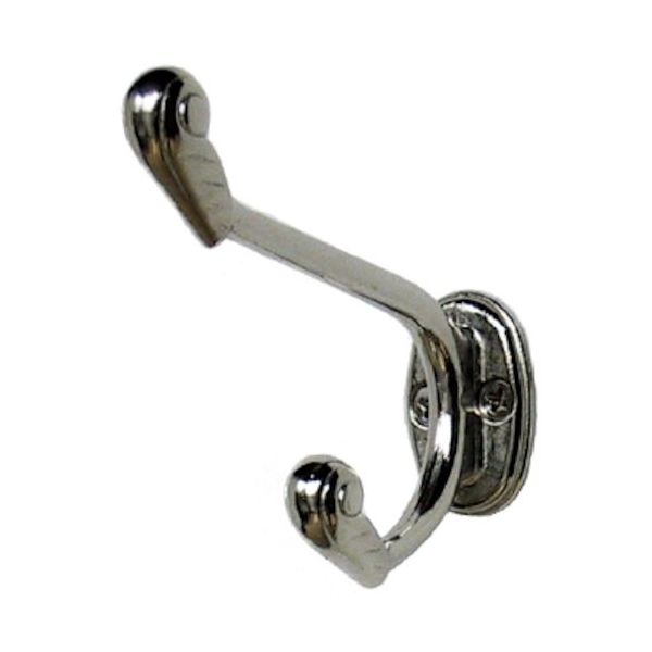 ニッサチェイン 110中ニッケル菊葉帽子掛(60個入) HG110M-NI 1箱(60個) 545-1452（直送品）