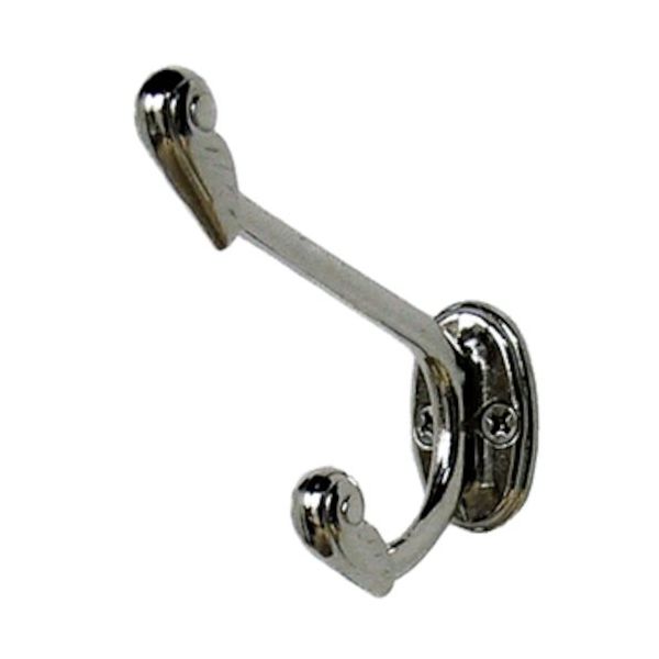 ニッサチェイン 110小ニッケル菊葉帽子掛(60個入) HG110S-NI 1箱(60個) 545-1413（直送品）